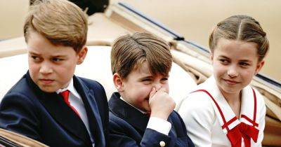 Prince Louis steals the show again as he puts on animated display at Trooping the Colour - www.ok.co.uk - Britain - Charlotte