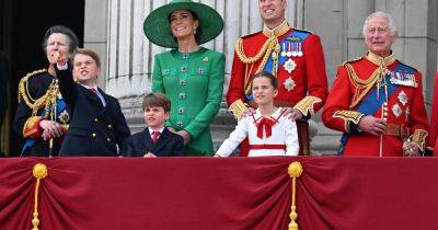 Prince William and Princess Kate’s 3 Kids Steal the Show at King Charles III’s 1st Trooping the Colour: Photos - www.usmagazine.com - Britain - county Hall - county Prince Edward