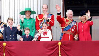 King Charles III Joined by Royal Family During First Trooping the Colour Ceremony in His Honor - www.etonline.com - Charlotte - county Prince Edward