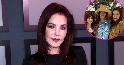 Priscilla Presley Poses With Granddaughters Riley Keough, Twins Harper and Finley Lockwood After Settling Trust Battle - www.usmagazine.com
