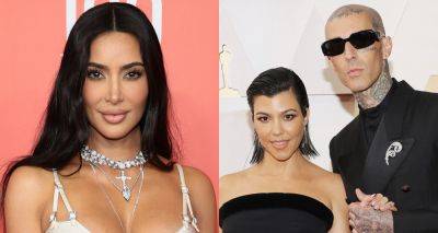 Kim Kardashian Reacts to Kourtney Kardashian & Travis Barker's Pregnancy Announcement - www.justjared.com - Los Angeles - Alabama