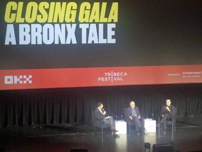 Robert De Niro, Chazz Palminteri Take The Stage At ‘A Bronx Tale’ 30th Reunion – Tribeca Festival - deadline.com - New York - New York