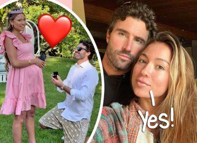 Brody Jenner Engaged To Pregnant Girlfriend Tia Blanco -- Watch The Super Sweet Proposal At Her Baby Shower! - perezhilton.com