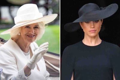Queen Camilla dons Dior days after Meghan Markle dropped-deal rumors - nypost.com - Britain - France - county Berkshire