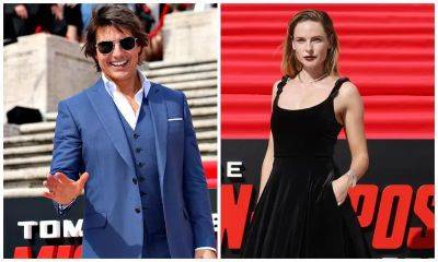 Tom Cruise and Rebecca Ferguson cozy up at ‘Mission Impossible’ premiere - us.hola.com - Rome