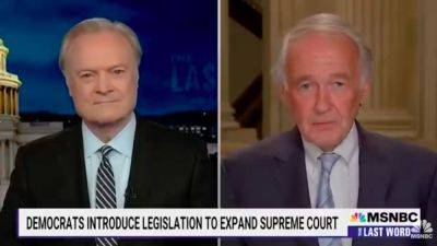 Senator Tells MSNBC the Supreme Court Is a ‘Clear and Present Danger, Should Be Packed to 13: ‘They Stole 2 Justices’ (Video) - thewrap.com - USA - state Massachusets