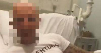 Machete attack victim taunts drugs gang who chopped off his leg in video from hospital bed - www.dailyrecord.co.uk