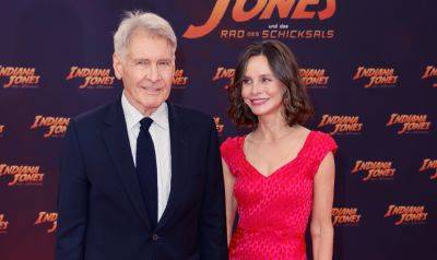 Harrison Ford's Wife Calista Flockhart Joins Him on 'Indiana Jones 5' World Tour - See Berlin Premiere Pics! - www.justjared.com - Germany - Indiana - county Harrison - county Ford