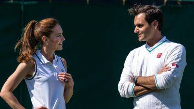 Kate Middleton Slipped Into White Athleisure For an Afternoon of Tennis With Roger Federer - www.glamour.com