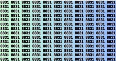 Only those with sharp focus can spot number 8881 among 8831s in 12 seconds - www.dailyrecord.co.uk - Beyond