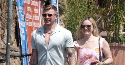 Adam Peaty and Holly Ramsay share passionate kiss on first holiday together - www.ok.co.uk - Italy - Rome - county Rock