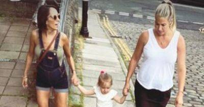 Strictly family outing! Gemma Atkinson and Janette Manrara compare bumps - www.ok.co.uk