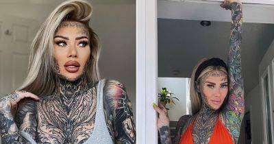 Britain's 'most tattooed woman' covers up ink with makeup in huge transformation - www.dailyrecord.co.uk - Britain