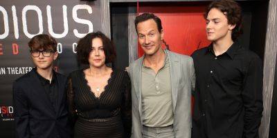 Patrick Wilson Brings His Sons & Parents To 'Insidious: The Red Door' Premiere in NYC - www.justjared.com - New York