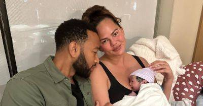 Chrissy Teigen welcomes fourth child with John Legend via surrogate and shares sweet name - www.dailyrecord.co.uk
