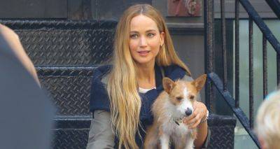 Jennifer Lawrence Films New Dior Commercial in NYC with a Few Cute Dogs! - www.justjared.com - New York - county Lawrence