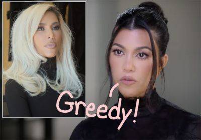 Kourtney Kardashian Blasts Sis Kim's 'Greediness' & Calls Her 'Intolerable' Amid Vicious Wedding Feud! - perezhilton.com - Italy