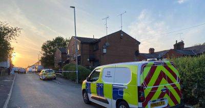 Police cordon off property amid reports of 'stabbing' and 'men covered in blood' - www.manchestereveningnews.co.uk - Manchester - county Oldham
