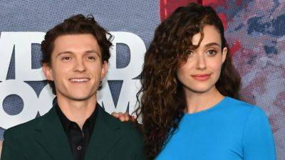 Emmy Rossum on Playing Tom Holland's Mom and Being Only 10 Years Older (Exclusive) - www.etonline.com - New York