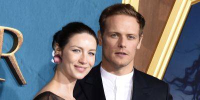 Sam Heughan & Caitriona Balfe Tease What's to Come on 'Outlander' Season 7, Addresses Series Finale, What Items They'll Take From Set & More in 'GMA' Interview - www.justjared.com