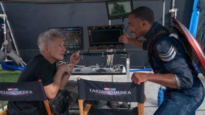 Harrison Ford and Anthony Mackie Laugh It Up in Set Photo From ‘Captain America 4’, Now Titled ‘Brave New World’ - thewrap.com - USA - county Harrison - county Ford - county Banner