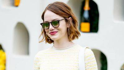 Emma Stone's Summery Look Is a Lesson in Color Coordination - www.glamour.com - Jersey - county Stone - Indiana - county Liberty