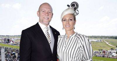 Zara and Mike Tindall coordinate outfits as they attend Epsom Derby - www.ok.co.uk - Britain - London - Monaco