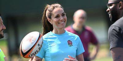 Kate Middleton Hits The Pitch For A Game of Rugby During 'Shaping Us' Campaign Visit - www.justjared.com