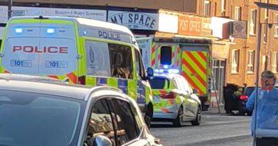 Teen rushed to hospital after being 'stabbed' outside chip shop in Glasgow - www.dailyrecord.co.uk - Scotland - Beyond