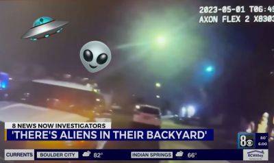 Las Vegas Family Claims ALIENS Were In Their Backyard -- But Police Saw Them Too?! And There's Bodycam?!? - perezhilton.com - USA - California - Las Vegas - state Nevada - Utah - city Sin