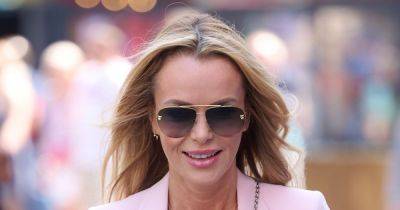 Amanda Holden shows off endless legs as she dresses for heatwave in chic short suit - www.ok.co.uk - Britain - London