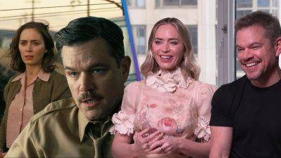 Matt Damon and Emily Blunt on Reuniting in 'Oppenheimer' and Why the Set Felt Like Summer Camp (Exclusive) - www.etonline.com - China - USA