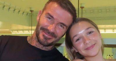 'Perfect dad' David Beckham 'emotional' as he wraps up daughter Harper's birthday celebrations in 'happiest place on earth' - www.manchestereveningnews.co.uk - Britain - London - Manchester