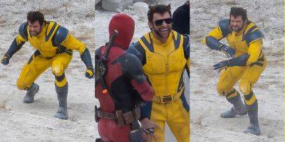 Hugh Jackman's Wolverine Fights in New 'Deadpool 3' Set Photos Alongside Ryan Reynolds! - www.justjared.com