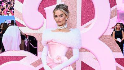 Margot Robbie Wows at 'Barbie' London Premiere, Dresses as Enchanted Evening Barbie in Pink Gown - www.justjared.com - London - Los Angeles