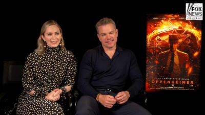 ‘Oppenheimer’ stars Matt Damon, Emily Blunt on being neighbors and the one thing they'll never do together - www.foxnews.com - USA - city Brooklyn
