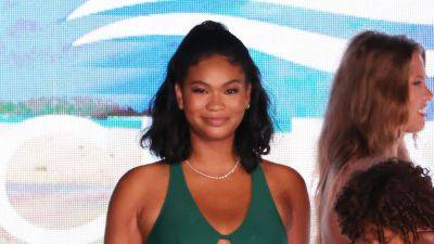 Pregnant Chanel Iman Shows Off Baby Bump While Walking the Runway in a Bikini - www.etonline.com - Hawaii - Italy - county Johnson - county Andrew