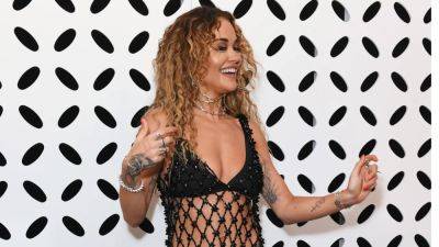 For Rita Ora, a Sequined Fishnet Slip Is More Than Enough Dress - www.glamour.com