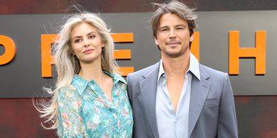 Josh Hartnett & Wife Tamsin Egerton Make Rare Appearance Together at 'Oppenheimer' Premiere - www.justjared.com - London - Italy - county Lawrence