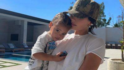 Kylie Jenner Shares Adorable New Photos of 17-Month-Old Aire: ‘My Big Boy’ - www.glamour.com - county Storey