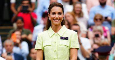 Princess Kate’s Lime Green Wimbledon Outfit Perfectly Matches the Tennis Balls - www.usmagazine.com