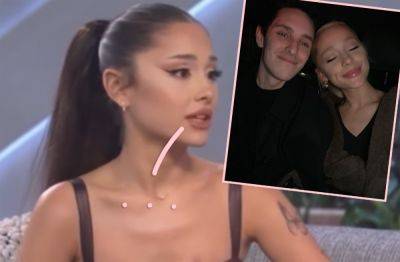 Trouble In Paradise?! Ariana Grande Prominently Shows Off Wedding Ring-Less Hand At Wimbledon! - perezhilton.com - Britain - London