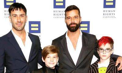 Ricky Martin’s twins jump on stage with him for the first time - us.hola.com - California - Switzerland