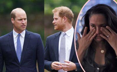 Prince Harry Called William To Offer 'Truce'? Without Asking Meghan Markle First?! - perezhilton.com