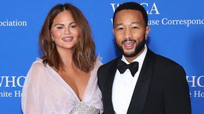 Chrissy Teigen Shares Candid Photos With All Her Four Kids -- and Captures Every Parent's Struggle - www.etonline.com