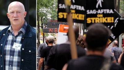 CAA’s Bryan Lourd Takes To NYC Picket Line In Support Of Writers & Actors - deadline.com - Ireland - county Bryan