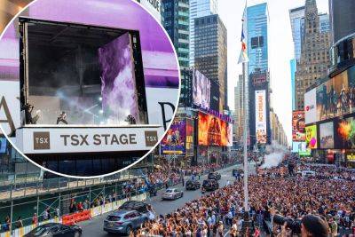 NYC’s hottest new concert venue is hiding inside a Times Square billboard - nypost.com - New York - city Midtown