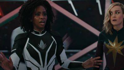 'The Marvels' Trailer: Brie Larson, Teyonah Parris and Iman Vellani Swap Places in Powerful New MCU Team-Up - www.etonline.com