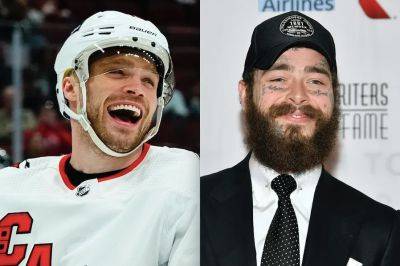 Leafs Star Max Domi Meets Post Malone After Rapper Wears His Dad Tie’s Jersey At Toronto Show: ‘Looks Good On You’ - etcanada.com - Jersey