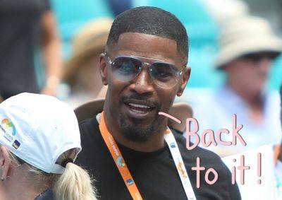 Jamie Foxx Is Back To Work After Mystery Health Scare -- And Already Posting On Social Media! - perezhilton.com - Las Vegas